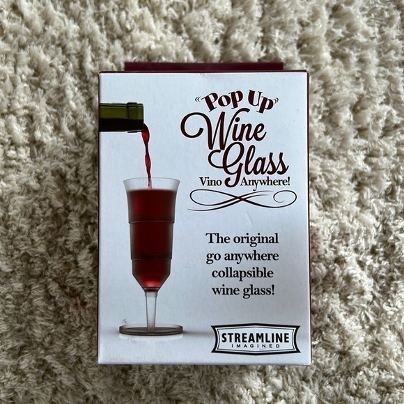 Other - NEW Pop up Wine Glass